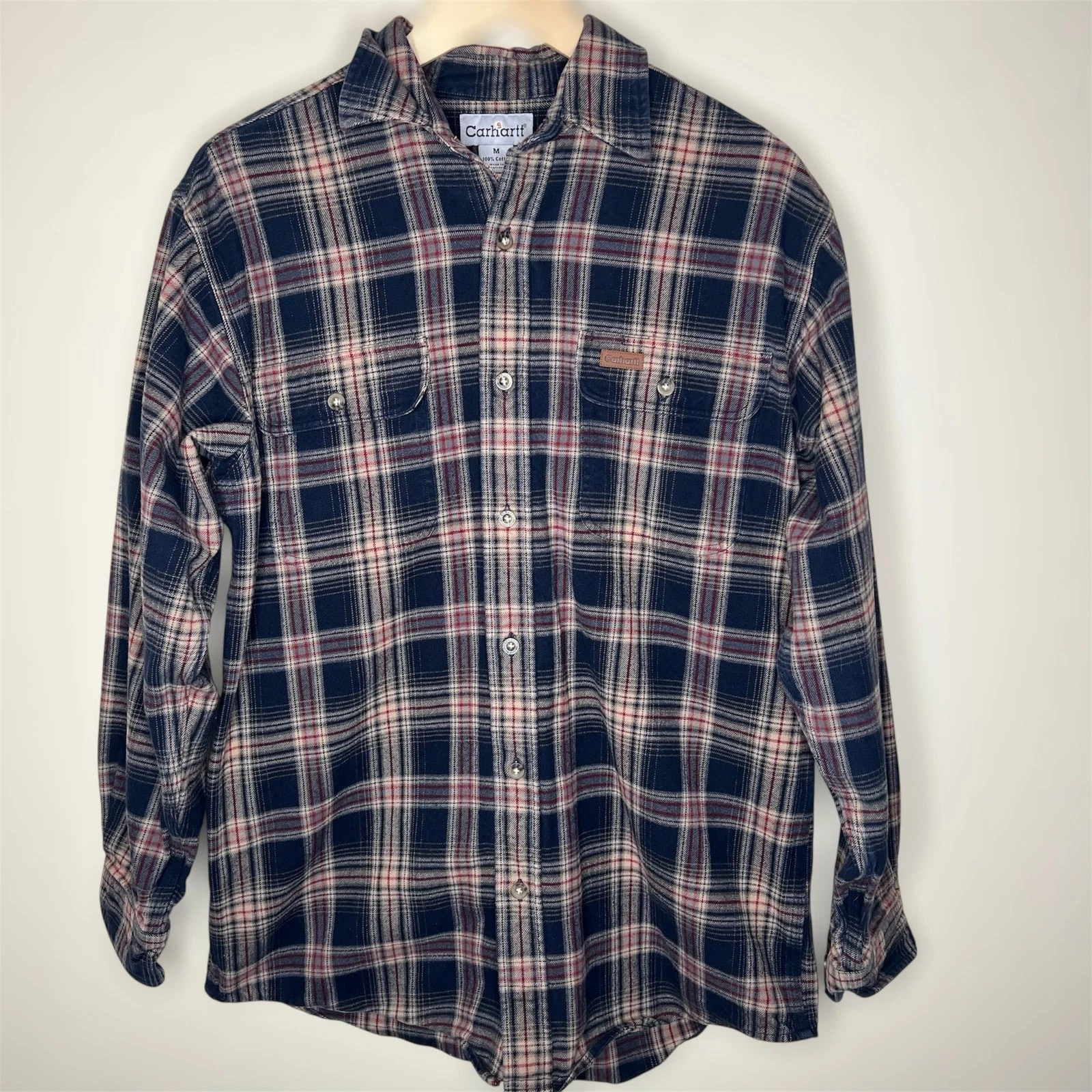 Carhartt Heavy Flannel Shirt Medium Mens Western Plaid Blue Outdoor Work Cotton
Opens in a new windo
