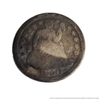 1850 Seated Liberty Coin 10c Dime Silver Collection