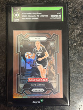 2024 panini monopoly wnba Martin Brown Prizm /249 Rookie Aces grade10