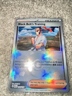 Pokémon Black Belt's Training 099/131 PREN Holo Trainer English Pokémon TCG