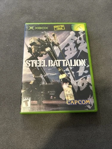 Capcom Steel Battalion Xbox Simulation T-Teen Manual Included