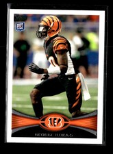 George Iloka RC: 2012 Topps Rookie Card #206. rookie card picture