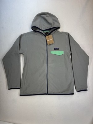 Patagonia Kids  Micro D Snap-T Fleece Jacket Forever Gray NWT Size Large