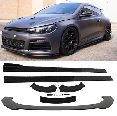 Spoilerschwert Spoilerlippe Frontspoiler + 2m Seitenschweller für VW Scirocco 3