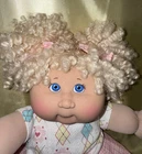 Cabbage Patch Kids Play Along Curly Hair Blonde Freckles