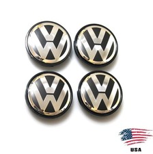 4x Vw Touareg Alloy Wheel Center Cap 7l6601149b7 Badge Emblem 70mm Volkswagen