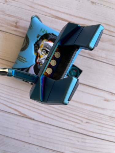 *NEW* Scotty Cameron Custom Blue PVD Tour Rat & Smiley Phantom 5 35in Putter - Picture 6 of 11
