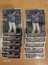 Jared Dickey Bowman Chrome 1st 10 Card Rookie Lot 