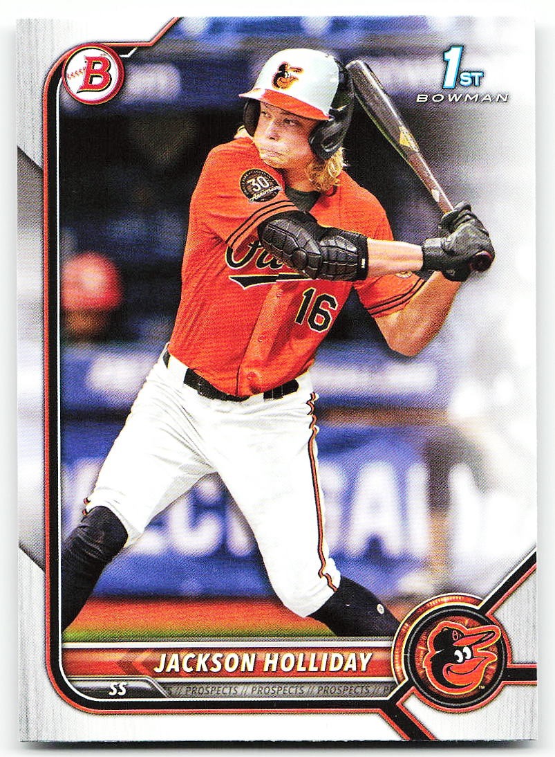 🔥 2022 Bowman Draft #BD-168 Jackson Holliday