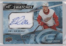 2019 Ice Signature Swatches 2021-22 Upper Deck Update /150 Filip Zadina Auto g6s