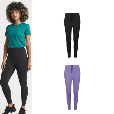 AWDis Just Cool Women s recycled tech leggings - Side phone pockets