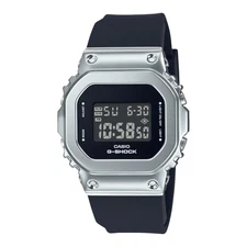 CASIO G-SHOCK GM-S5600-1 GMS5600-1 COMPACT SILVER/BLACK DIGITAL WATCH