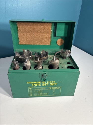 Greenlee 1440G Pipe Drill Bit Set