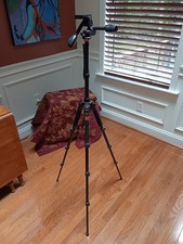 Professional Tripod Monopod for Cameras - With Pan Head and Case