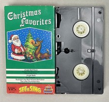 Set of Five Christmas Vhs Tapes Tested