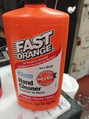 Fast Orange 25122 Hand Cleaner Pumice Natural Orange 15oz,   845