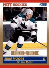 Mike Moore 2010-11 Score Rookies & Traded Hot Rookie Gold Parallel Card #642. rookie card picture