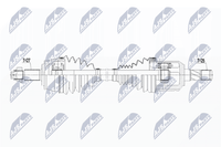 NTY NPW-CH-038 Antriebswelle Vorne Links FüR Jeep
