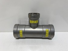 Viega 25396 MegaPressG 2" x 2" x 1-1/4" TEE Carbon Steel Press Tee for Gas