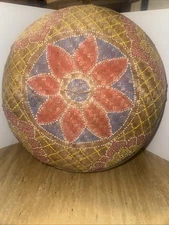Vintage Moroccan hand painted Basket
