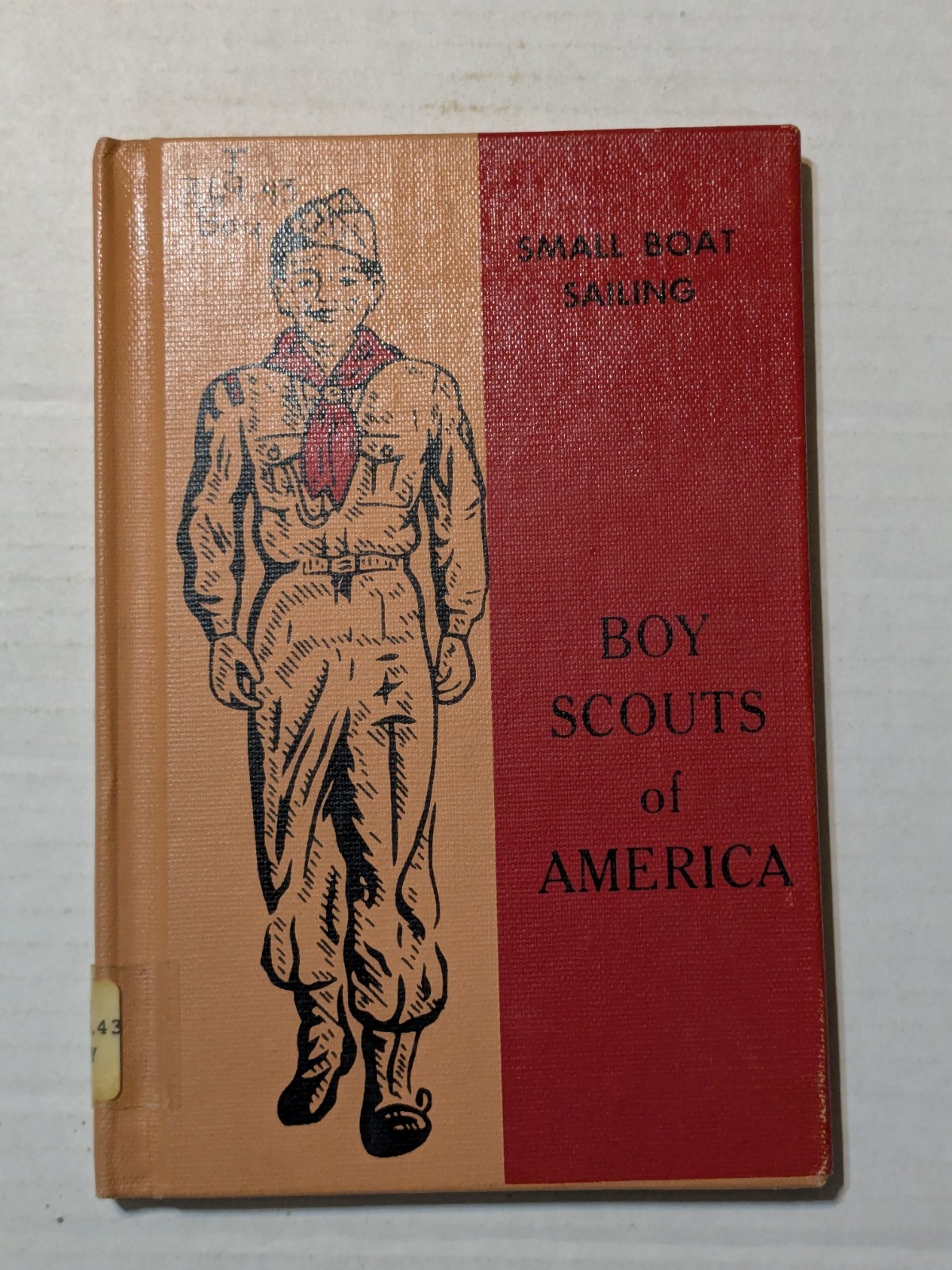 1965 - Boy Scouts of America Merit Badge Series Book - Small Boat Sailing - HB