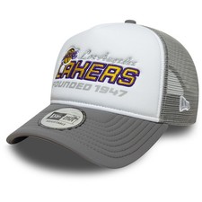 New Era A-Frame Mesh Trucker Cap - FOAM Los Angeles Lakers