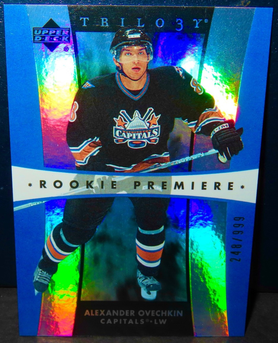 2005/06 UPPER DECK ALEXANDER OVECHKIN ROOKIE PREMIERE NHL TRILOGY 248/999 RC!!!