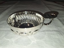 Tastevin argent massif ,minerve . 81 gr gravé Demont Jamet Restigné Bourgueil