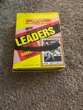 1987 Topps Major League Leaders Super Glossy Baseball Cards Box 36 Sealed Packs