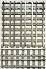 LEGO  SYSTEM EISENBAHN 4515  12 X GERADE  9 VOLT SCHIENEN 👈* NEU & UNBENUTZT👍*