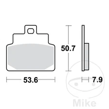 33558-Pastiglie dei freni standard SCOOTER ALTN: 7320543 compatibile con APRILIA