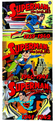 Superman: The Dailies: Volumes 1,2,3 Soft Covers (Lot of 3) Brand New, See Pics
