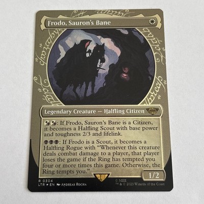Frodo, Sauron's Bane LTR 0304 Foil Near-mint Magic: The Gathering Single