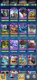 CR 66 LVL | 53 MAXED CARDS | 11K+ Trophies | 130K+ GOLD | 110 Emotes | CHEAP