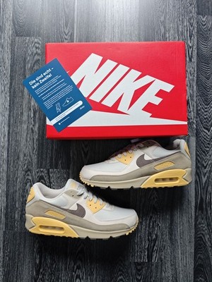Nike Air Max 90 45,5 Beige-hellbraun Light Bone Cave Stone Chamois  Echt+Neu+OVP