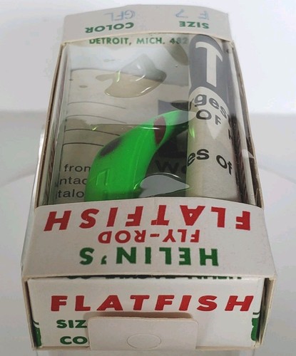 Dealer Store Display Box of 12 Helin Flatfish F7 All GFL Fly Rod Fishing Lures - Picture 18 of 24