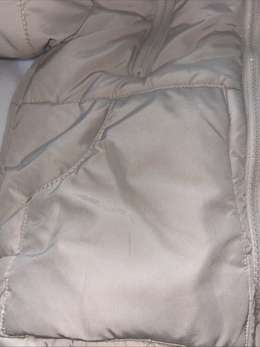 Zara Ivory Puffer Jacket 18-24 Mths ~ Fur Lined Great Condition (H14) - Picture 4 of 6