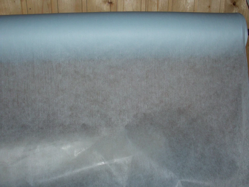 1 m Klebende Bügelvlies 90 cm Breit Hellblau EU Marken Ware ( h blau90