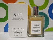 PHILOSOPHY  PURE GRACE LUMINOUS BODY OIL  4 OZ