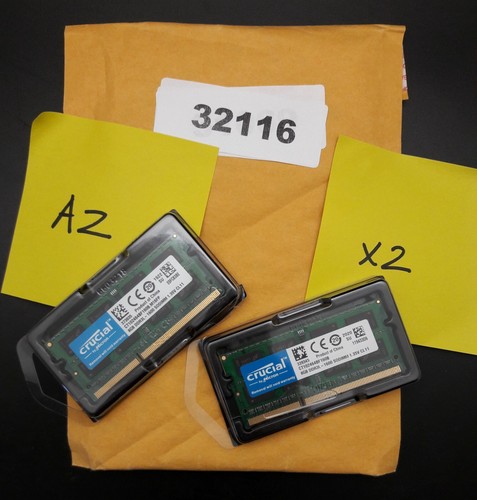 Juego de 2 memorias para portátil CRUCIAL 8GB DDR3 1600MHz (CT102464BA160B) - Imagen 4 de 4