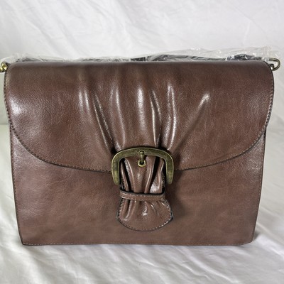 NEW! Simply Noelle Cinched Signature Cinnamon Shoulder Bag.