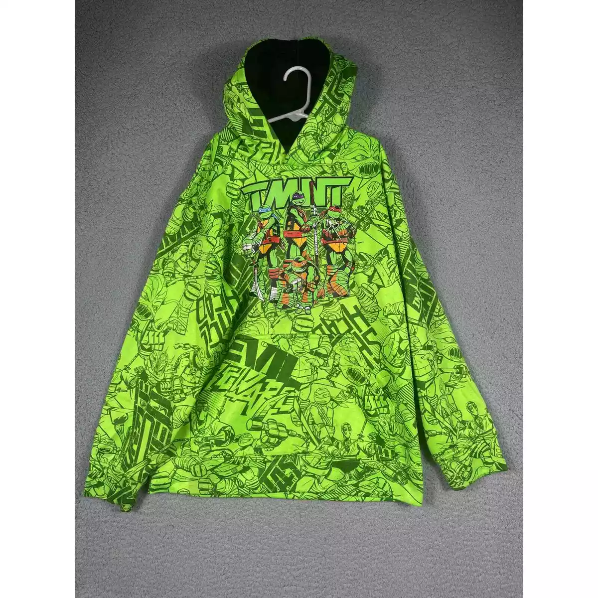 Teenage Mutant Ninja Turtles Boy s Hoodie Size XL 14 16 All over