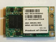 HP COMPAQ 530 Wireless WiFi Module Board Card 395261-002 407107-002
