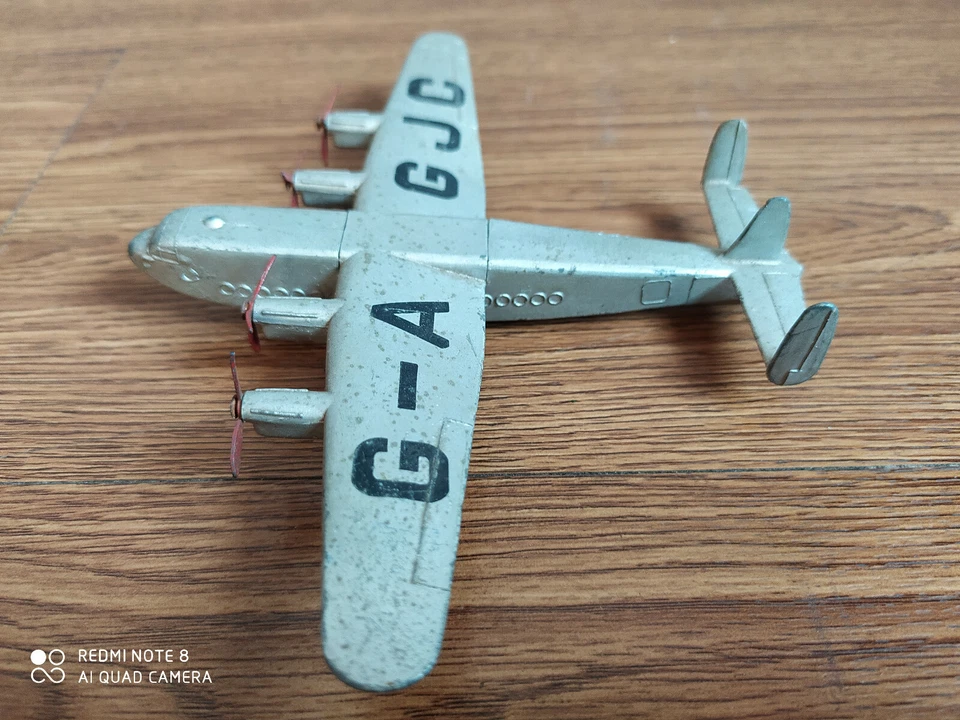 Редкий старый красивый литой пропеллер самолета 70-х Dinky игрушки сделано в Англии - Изображение 2 из 4