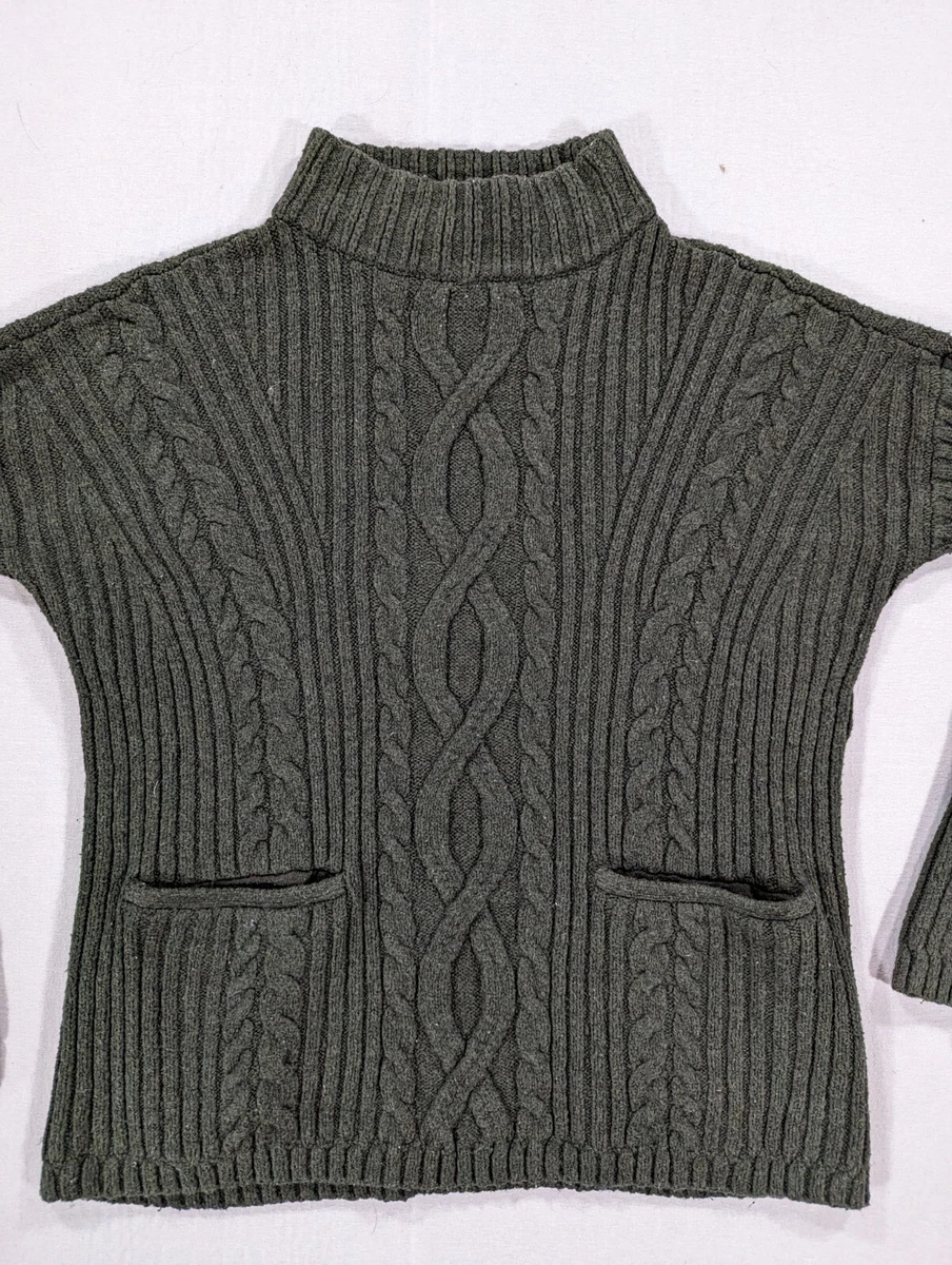 Abercrombie cable mock neck best sale sweater
