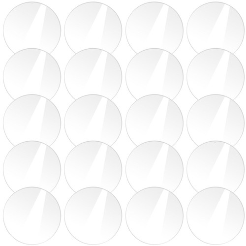 20 Pcs Acrylic Disc Round Board Multi-function Plate Clear Circle Blanks - Picture 8 of 12