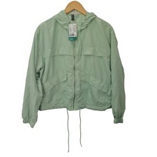 Divided By H&m Womens Green Bomber Jacket Size Uk Medium