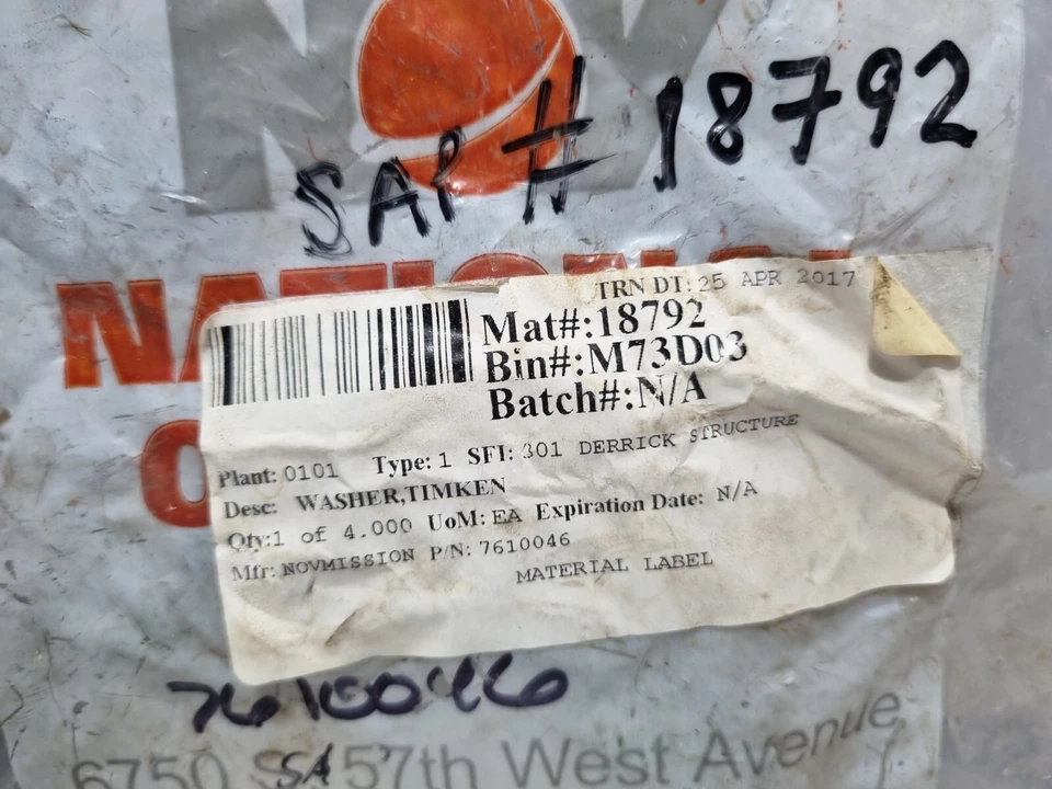 Timken TW122 Washer LOT 4 PC - Image 4 of 4