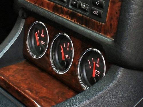 Pour Audi 80 90 B4 Anneaux en aluminium poli pour instruments auxiliaires x3 - Picture 9 of 9