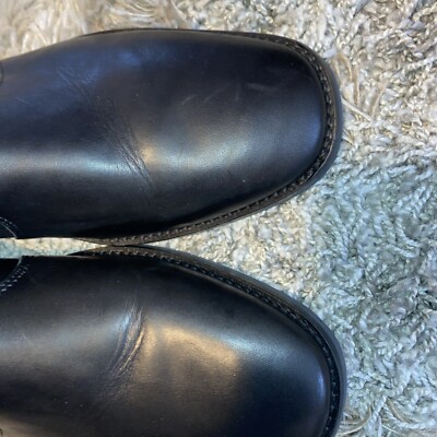 ASOS Mens Black zip boots size 10 Made In Portugal In Excl  display picture 1
